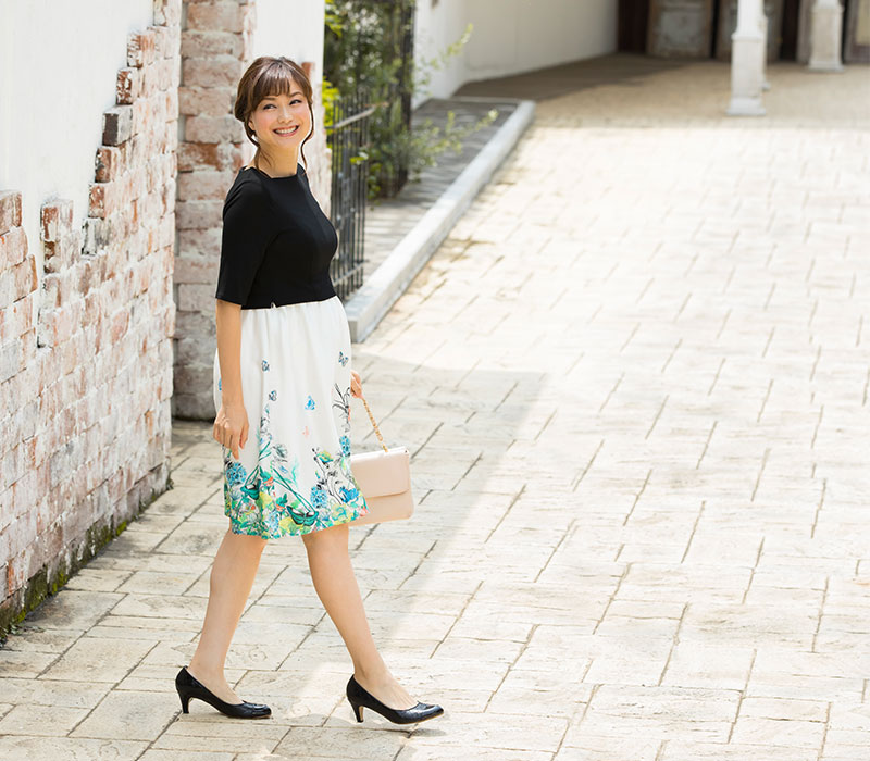 大人可愛く華やか!お呼ばれにも使えてきちんと感も◎