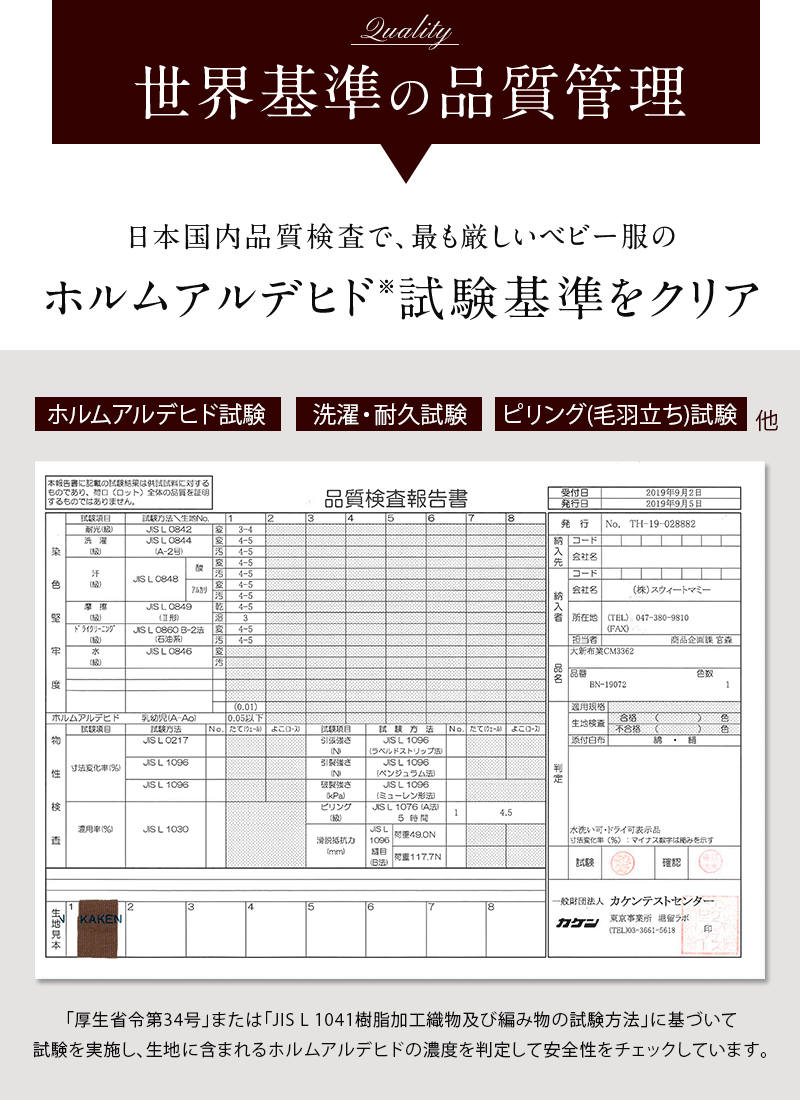 世界基準の品質管理