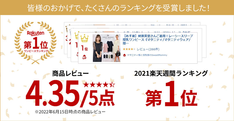 レビューランキング1位バナー