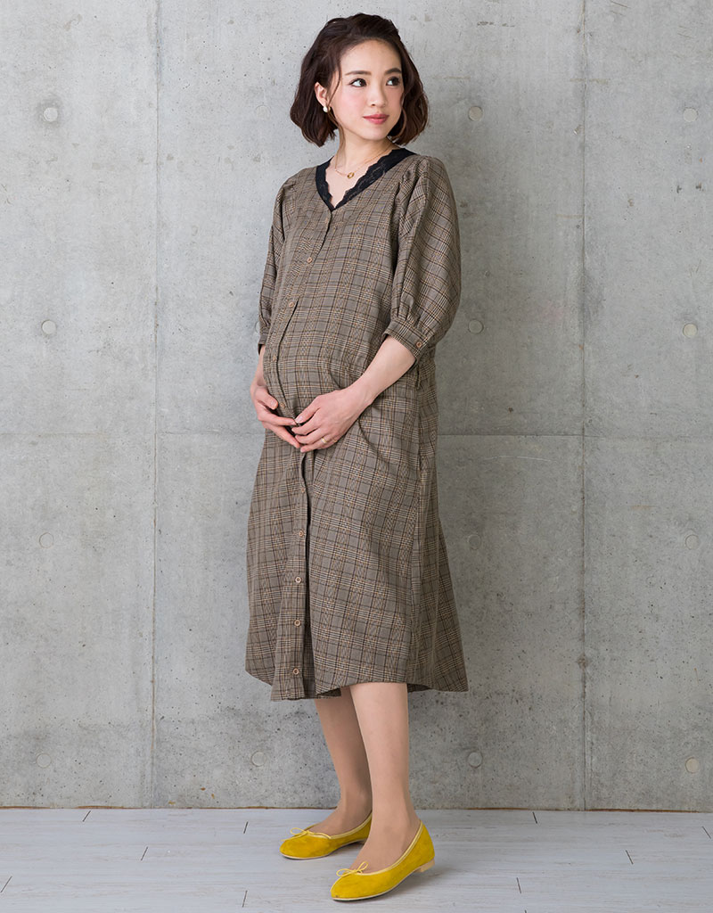 授乳インナーと合わせれば可愛さもUP