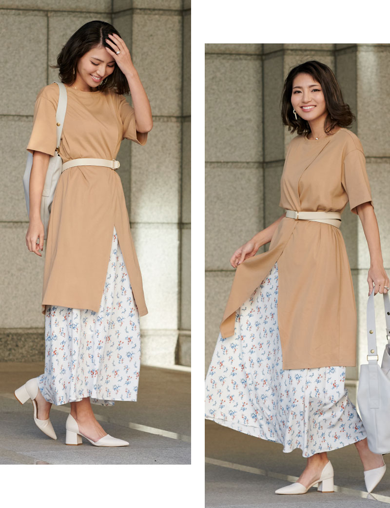 着回しアレンジの効く春夏のスカート