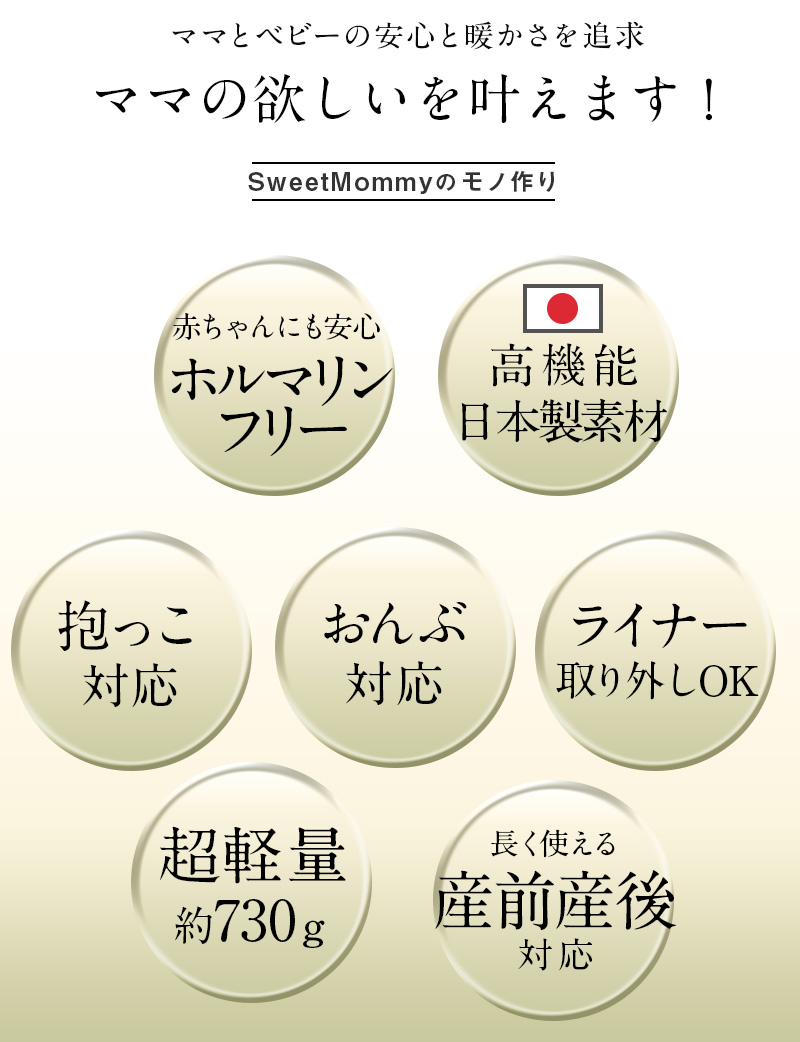 ママの欲しいが詰まったスウィートマミーのモノ作り