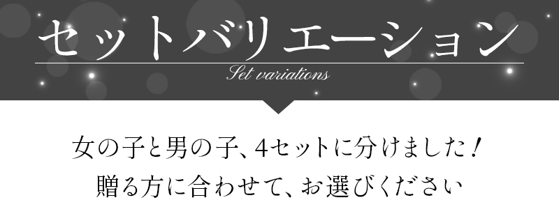 セットバリエーション