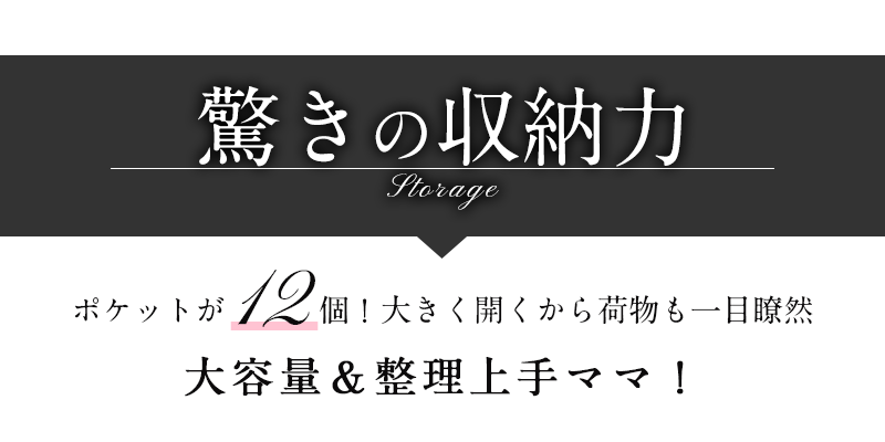 驚きの収納力
