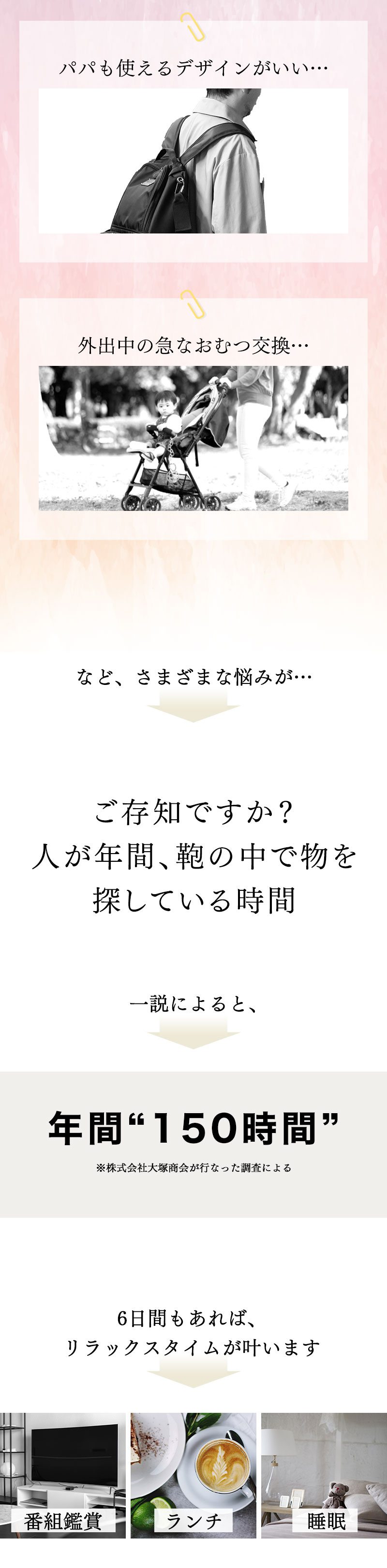 リュックかトートかもう迷わない！2WAYマザーズバッグ